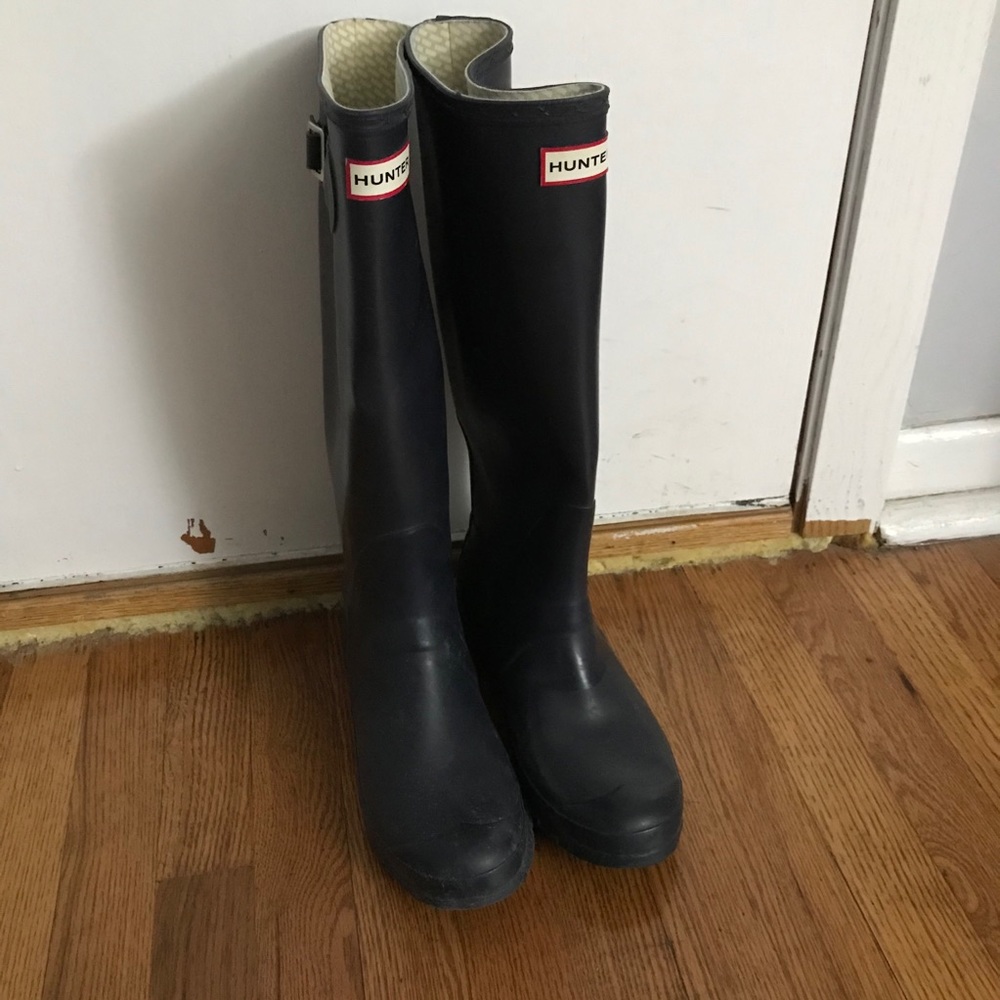 VGUC Navy Hunter Boots